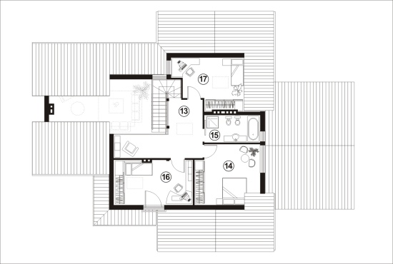Log house plans. Designs catalogue